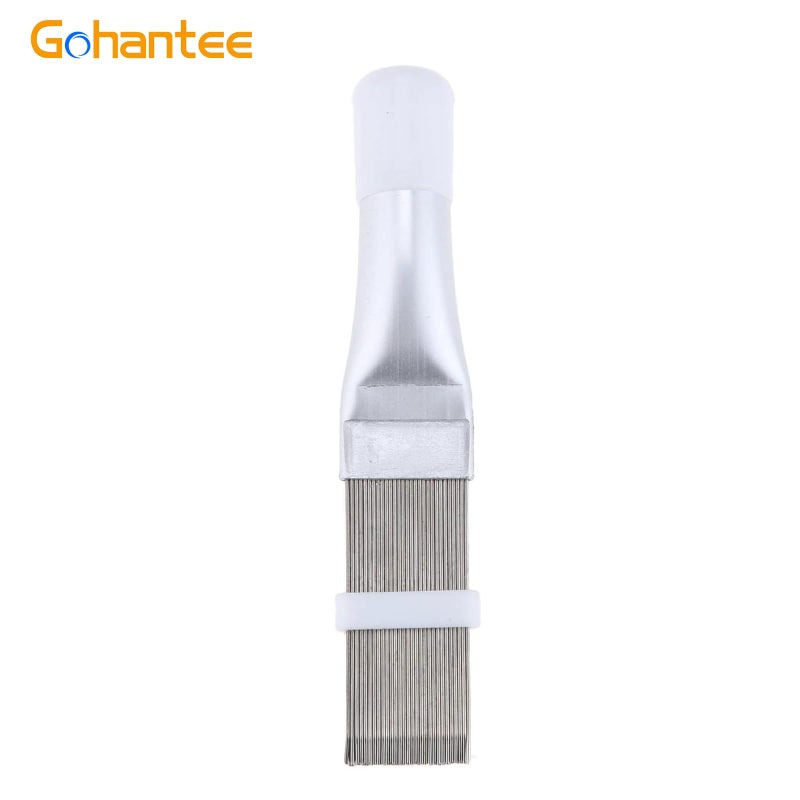 gohantee أداة تنظيف زعانف مكيف الهواء زعانف مكثف مكيف الهواء مستقيم منظف زعانف مبخر رادياتير عبوة من 2 - Image 4